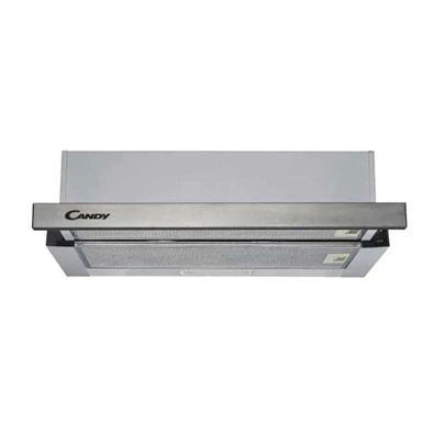 Candy CBT625/2X inox, beépíthető, hagyományos, méret:60 cm, teleszkópos, zajszint:62 dB, páraelszívó