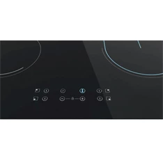Candy CC64CH fekete, beépíthető, elektromos üvegkerámia, főzőzóna: 4, beépíthető méret: 56cm, főzőlap