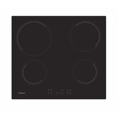 Candy CC64CH fekete, beépíthető, elektromos üvegkerámia, főzőzóna: 4, beépíthető méret: 56cm, főzőlap