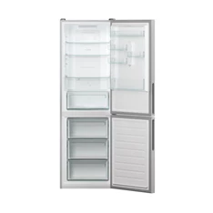 Candy CCE3T618FS ezüst, alulfagyasztós, Hűtő:223L, Fagyasztó:119L, No frost hűtőszekrény