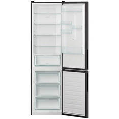 Candy CCE3T620EB fekete, alulfagyasztós, Hűtő:258L, Fagyasztó:119L, No frost hűtőszekrény