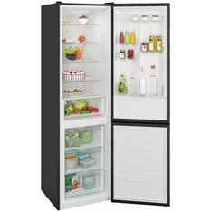 Candy CCE3T620EB fekete, alulfagyasztós, Hűtő:258L, Fagyasztó:119L, No frost hűtőszekrény