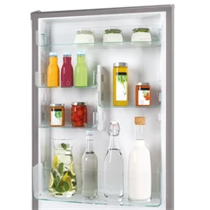 Candy CCE4T618EX inox, alulfagyasztós, Hűtő:222L, Fagyasztó:119L, No frost hűtőszekrény