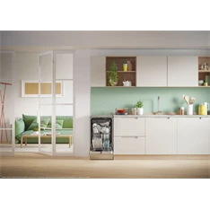 Candy CF1C7SB1FX inox, programok száma: 8, keskeny szabadonálló, 11 terítékes mosogatógép 