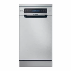Candy CF1C7SB1FX inox, programok száma: 8, keskeny szabadonálló, 11 terítékes mosogatógép 