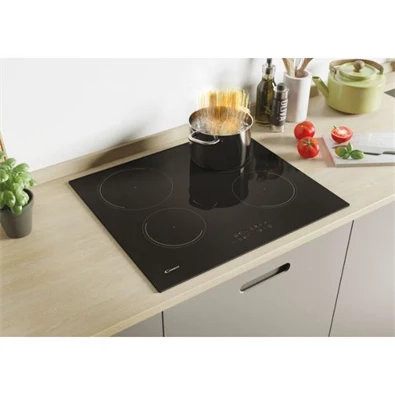 Candy CI642C/E1 fekete, beépíthető, indukciós, főzőzóna: 4, beépíthető méret: 56cm, főzőlap