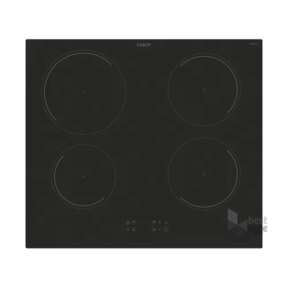 Candy CI642C/E1 fekete, beépíthető, indukciós, főzőzóna: 4, beépíthető méret: 56cm, főzőlap