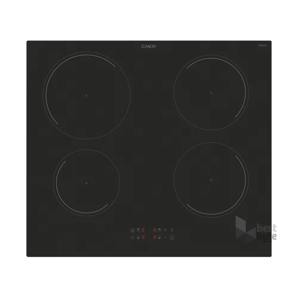 Candy CI642C/E1 fekete, beépíthető, indukciós, főzőzóna: 4, beépíthető méret: 56cm, főzőlap