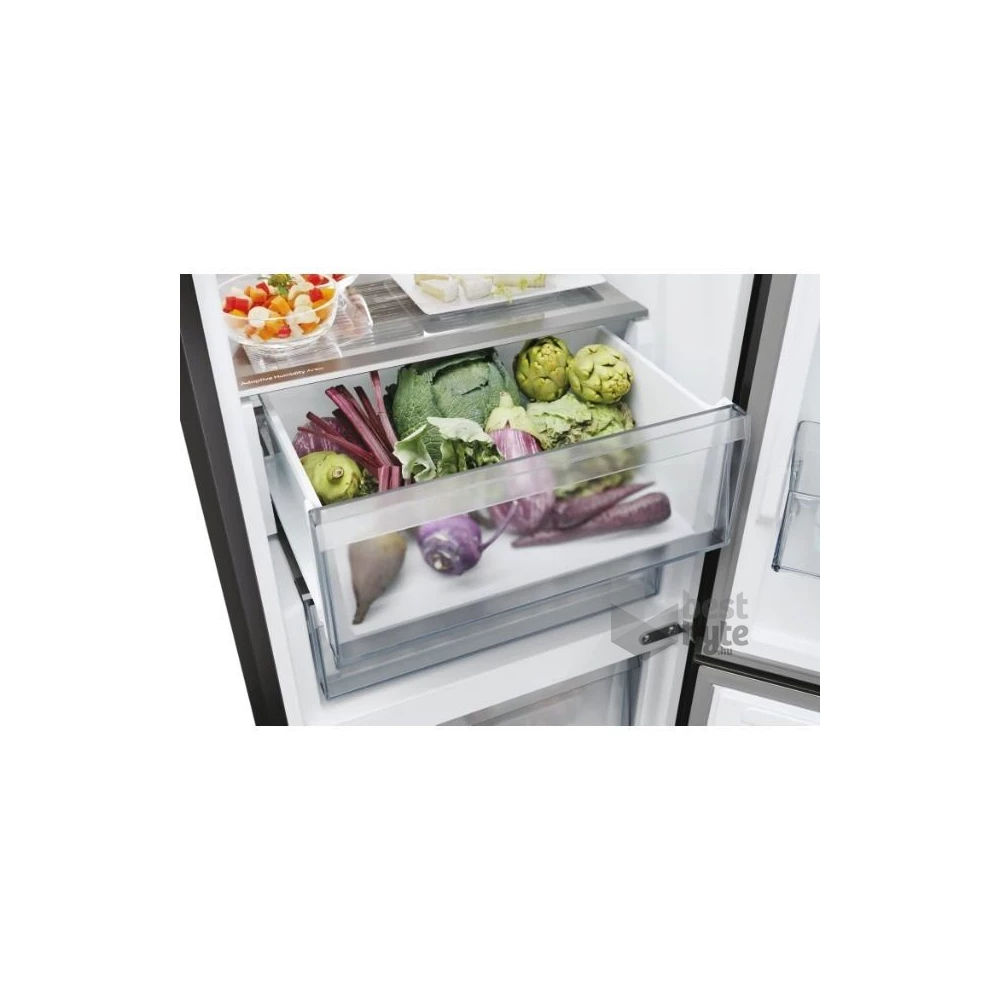 Candy ECN2CQTEB186, alulfagyasztós, Hűtő:235L, Fagyasztó:120L, Total No frost hűtőszekrény