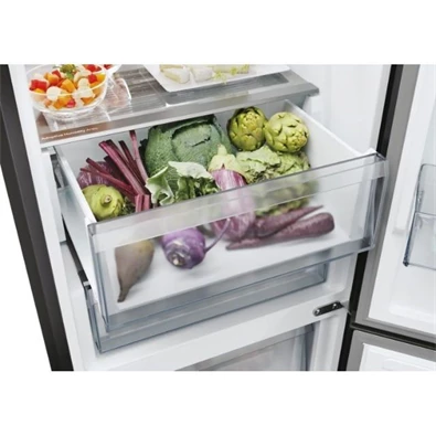 Candy ECN2CQTEB186, alulfagyasztós, Hűtő:235L, Fagyasztó:120L, Total No frost hűtőszekrény