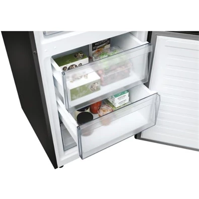 Candy ECN2CQTEB186, alulfagyasztós, Hűtő:235L, Fagyasztó:120L, Total No frost hűtőszekrény