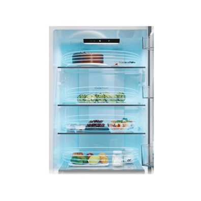 Candy ECN2CQTEX186 inox, alulfagyasztós, Hűtő:235L, Fagyasztó:120L, No frost hűtőszekrény