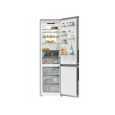 Candy ECN4CQTEX206 inox, alulfagyasztós, Hűtő:289L, Fagyasztó:120L, No frost hűtőszekrény