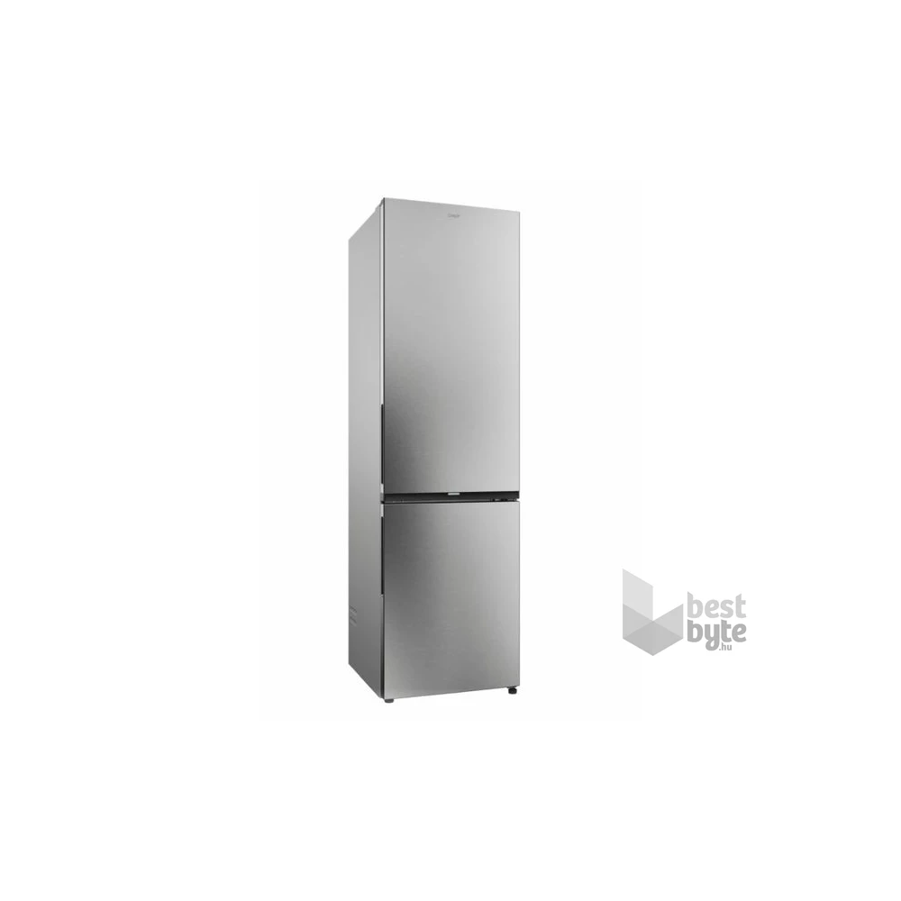 Candy ECN4CQTEX206 inox, alulfagyasztós, Hűtő:289L, Fagyasztó:120L, No frost hűtőszekrény