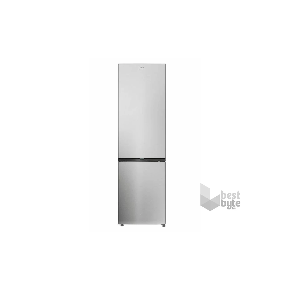 Candy ECN4CQTEX206 inox, alulfagyasztós, Hűtő:289L, Fagyasztó:120L, No frost hűtőszekrény