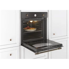 Candy FCR 824 GH/E fekete, beépíthető, sütőtér: 70L, grill, légkeverés, sütő