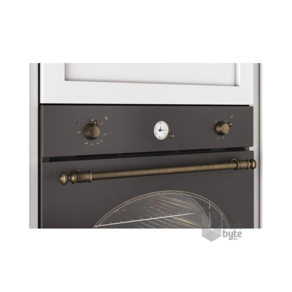 Candy FCR 824 GH/E fekete, beépíthető, sütőtér: 70L, grill, légkeverés, sütő