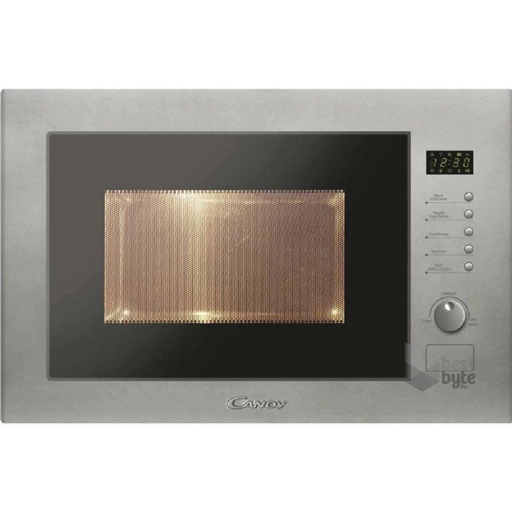 Candy MIC25GDFX 900W 25L inox beépíthető mikrohullámú sütő