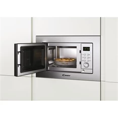 Candy MIC 201 EX 1000W 20L inox beépíthető mikrohullámú sütő