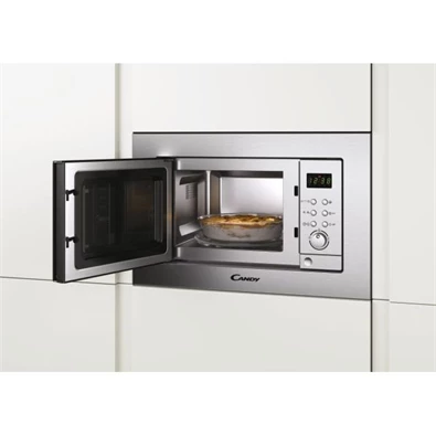 Candy MIC 201 EX 1000W 20L inox beépíthető mikrohullámú sütő