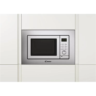 Candy MIC 201 EX 1000W 20L inox beépíthető mikrohullámú sütő