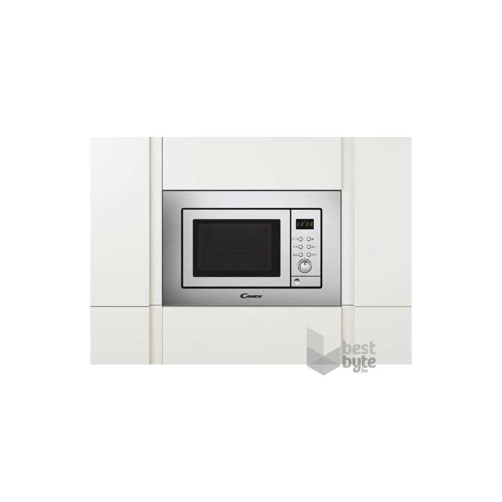 Candy MIC 201 EX 1000W 20L inox beépíthető mikrohullámú sütő