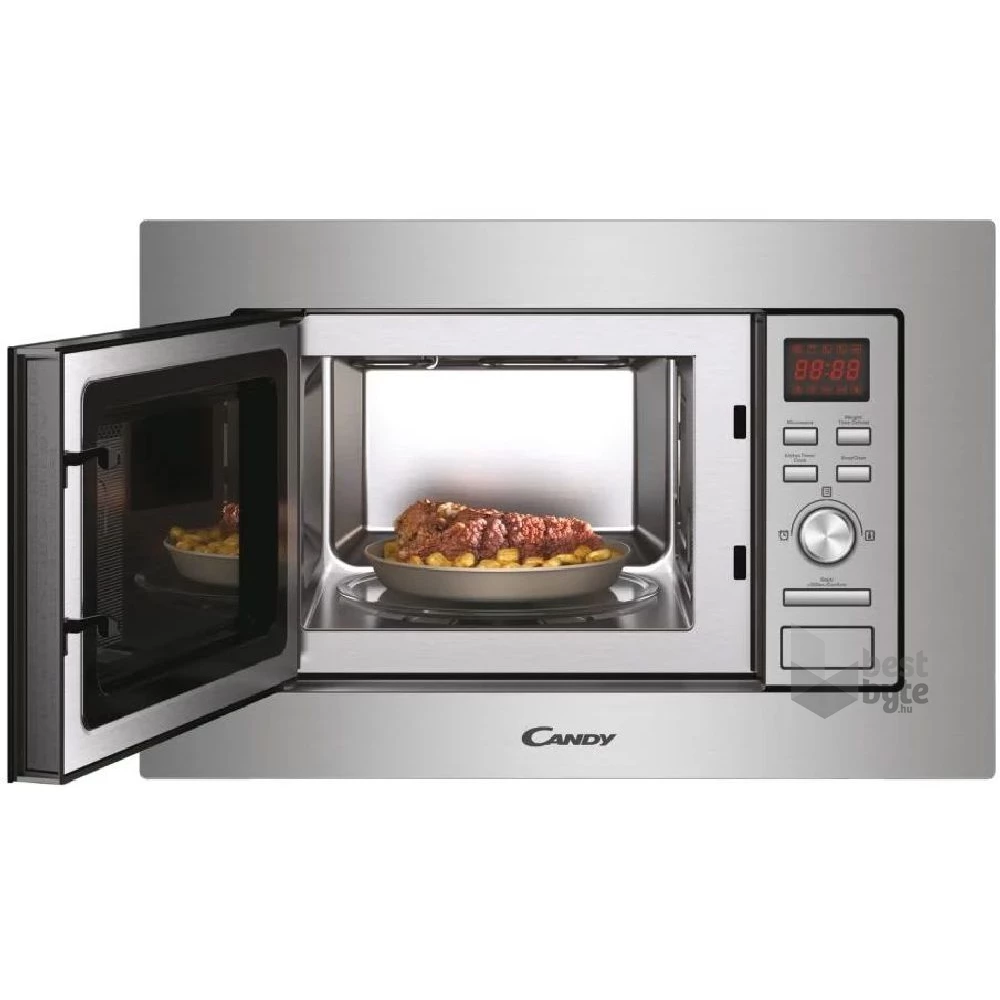 Candy MIS1730X 1000W 17L inox beépíthető mikrohullámú sütő