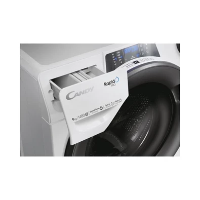 Candy RP 496BWMR/1-S fehér, elöltöltős, max.1400ford., 9 kg, mosógép