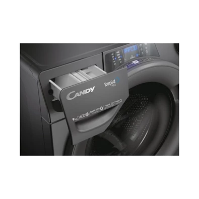 Candy RP 696BWMRR/1-S 9 kg antracit okos elöltöltős mosógép