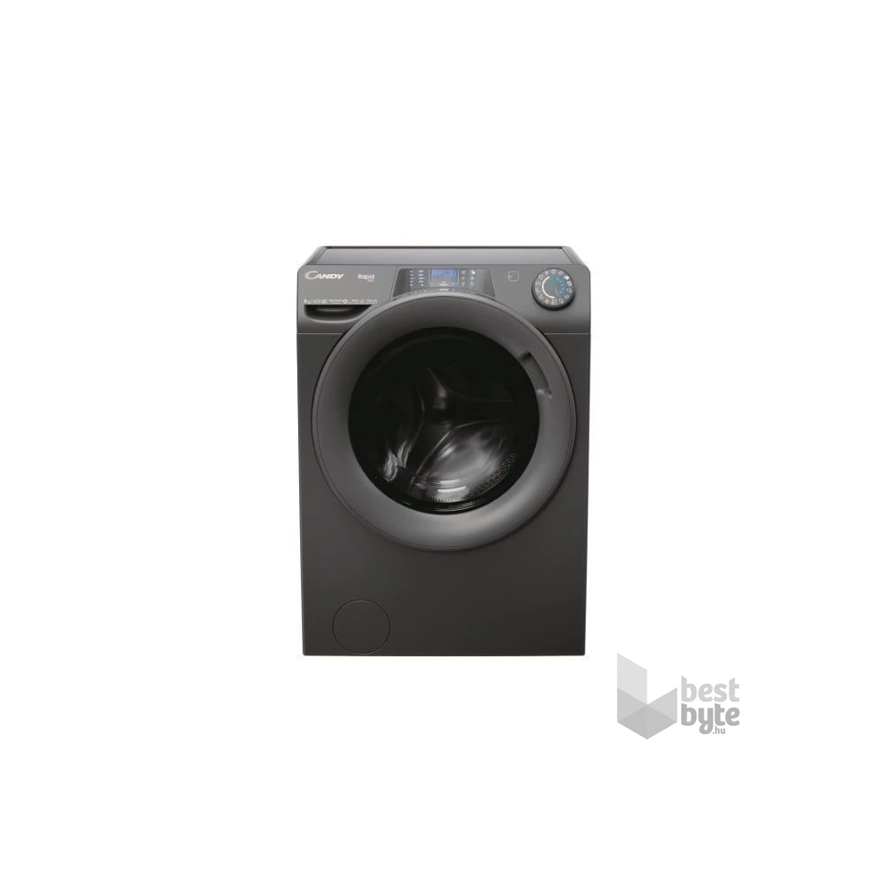 Candy RP 696BWMRR/1-S antracit, elöltöltős, max.1600ford., 9 kg, mosógép