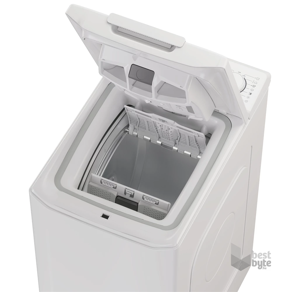 Candy TCA483D2-S fehér, felültöltős, max.1400ford., 8 kg, mosógép