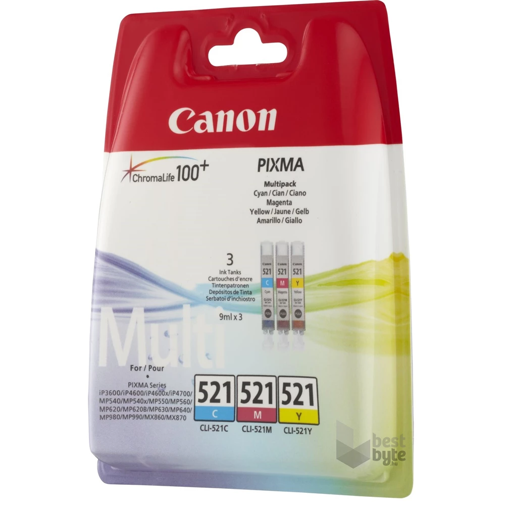 Canon CLI-521CMY multipack tintapatron
