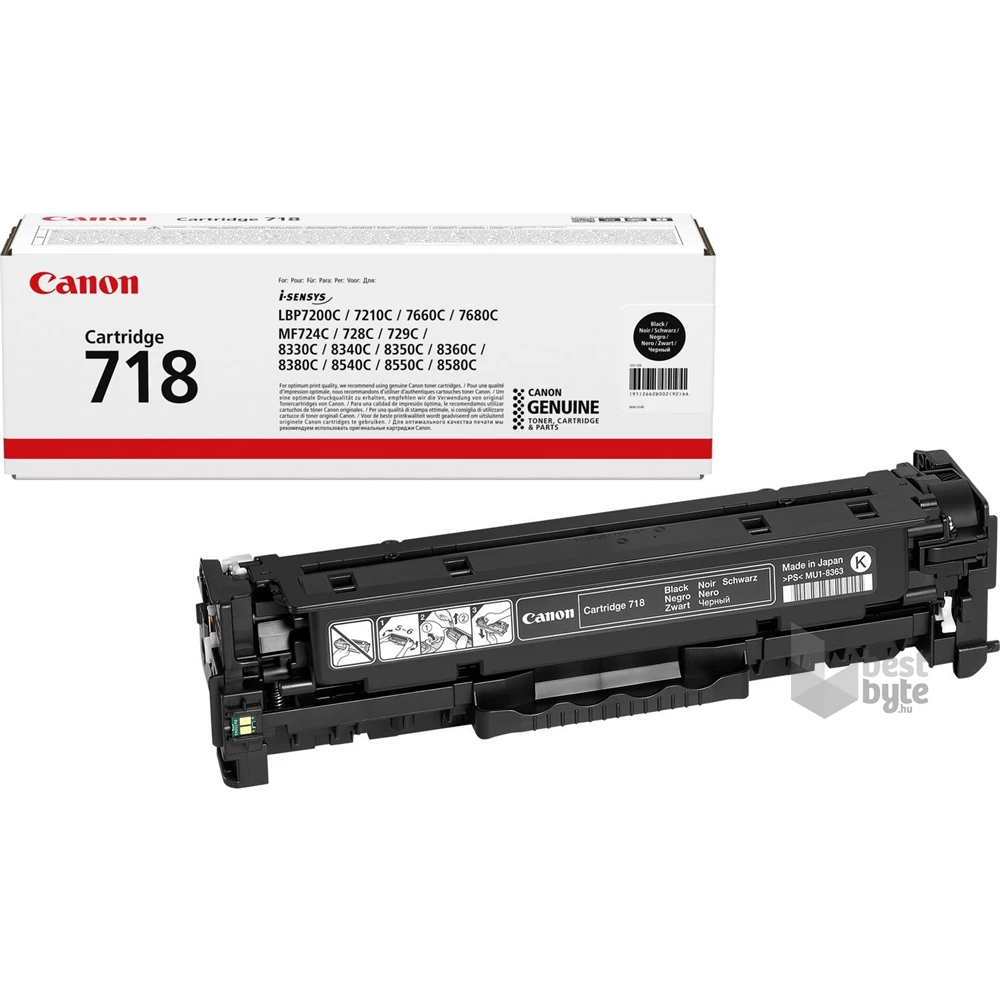Canon CRG-718Bk fekete toner