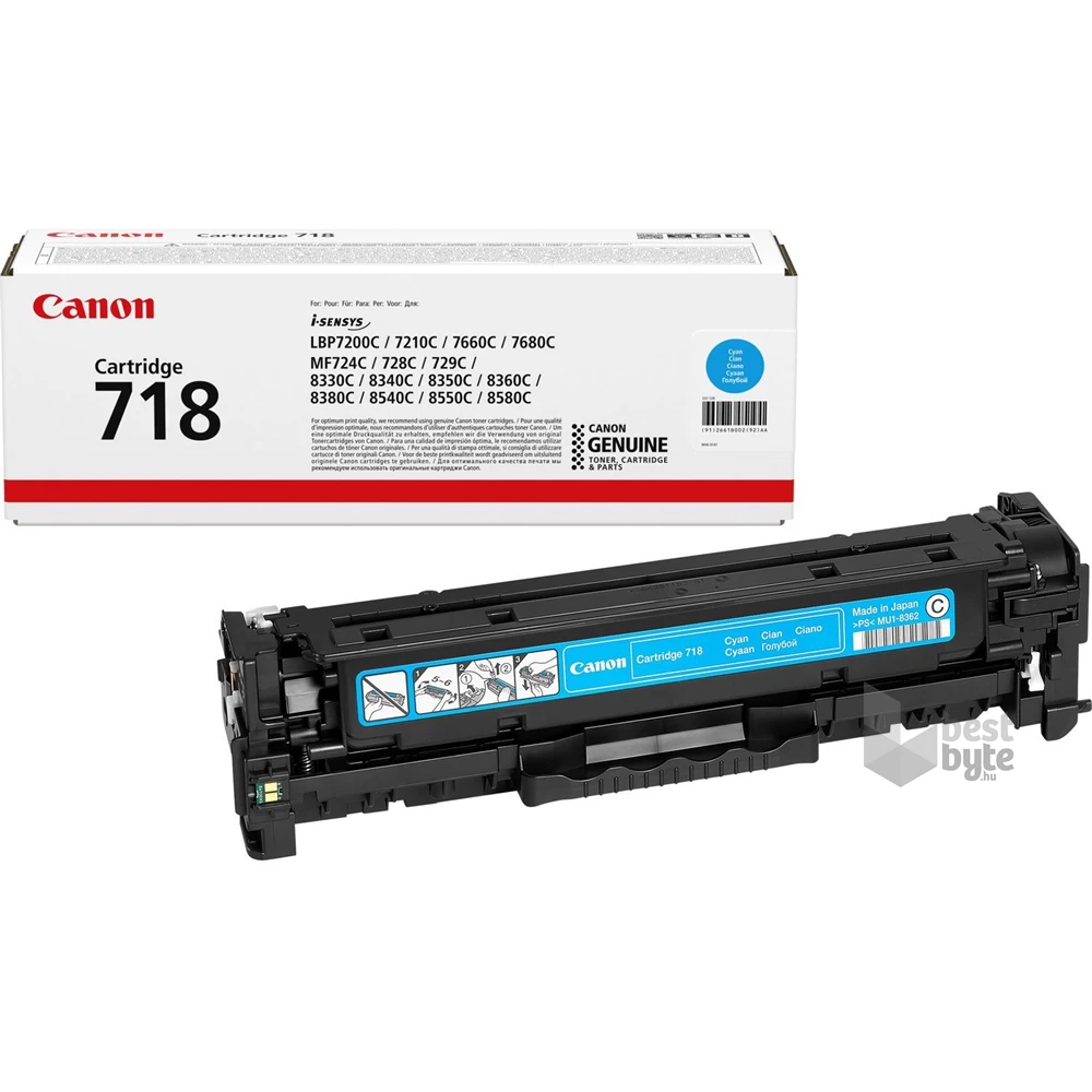Canon CRG-718C cián toner