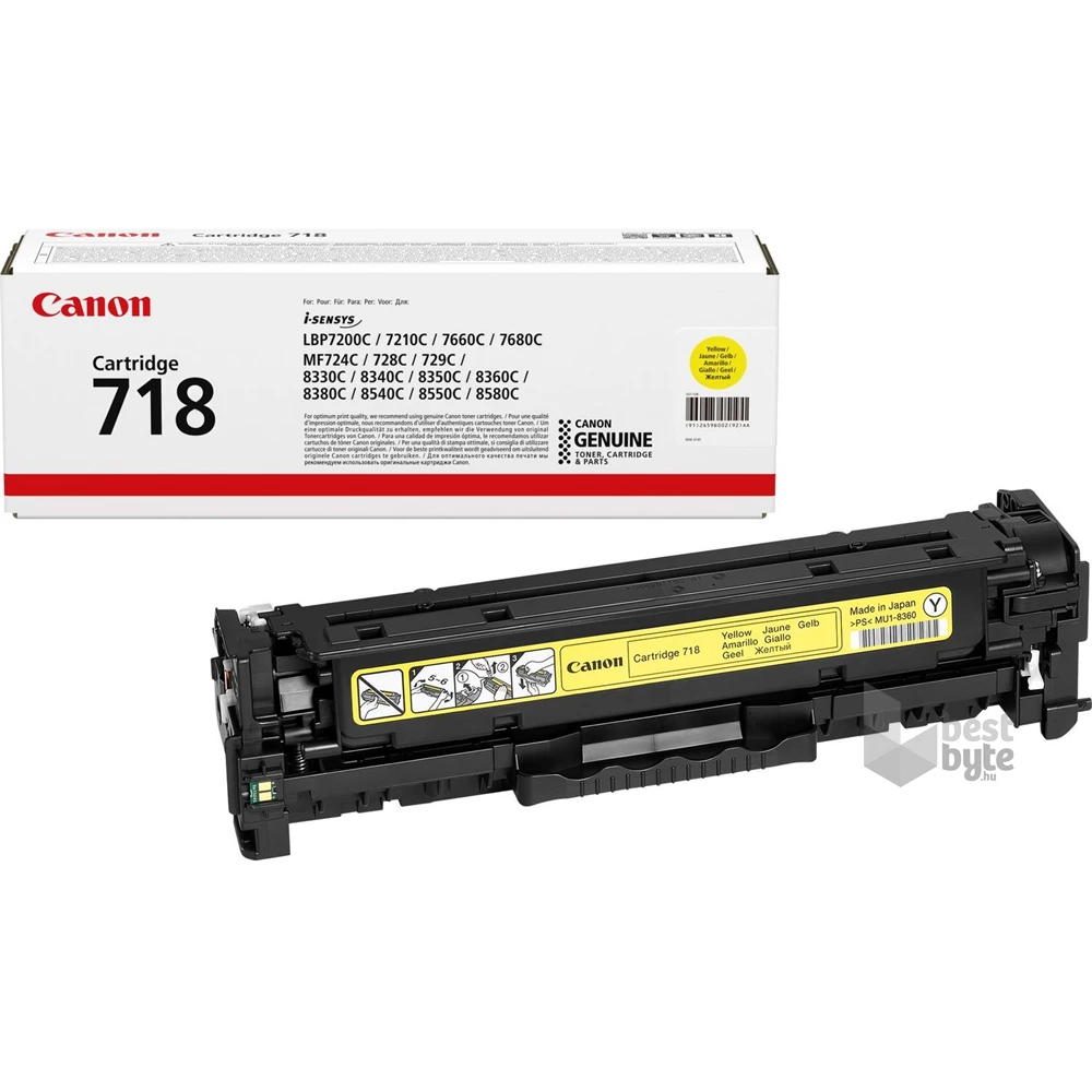 Canon CRG-718Y sárga toner