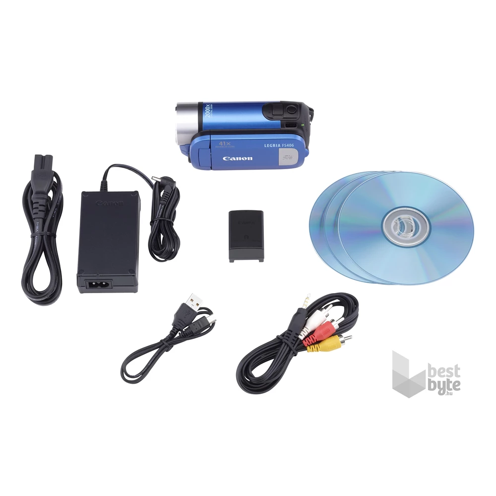 Canon LEGRIA FS406 kék digitális videokamera