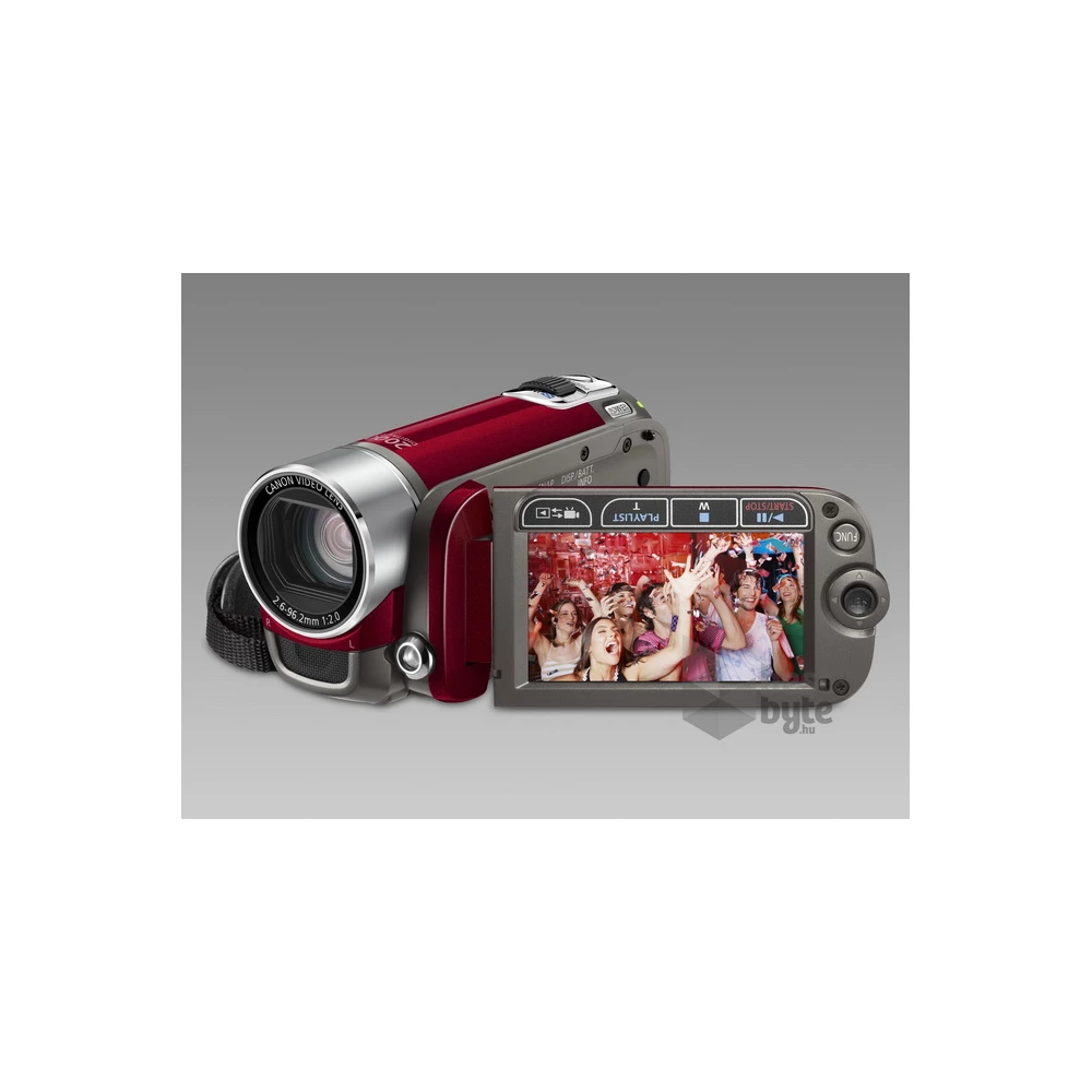 Canon LEGRIA FS200 memóriakártyás digitális videokamera vörös