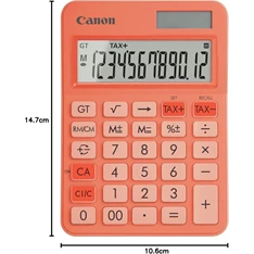 Canon LS-125KB narancssárga számológép