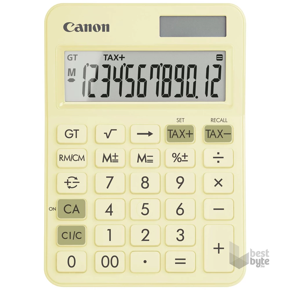 Canon LS-125KB sárga számológép