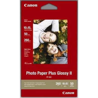 Canon PP201S fényes 10x15 50 lap 265g fotópapír