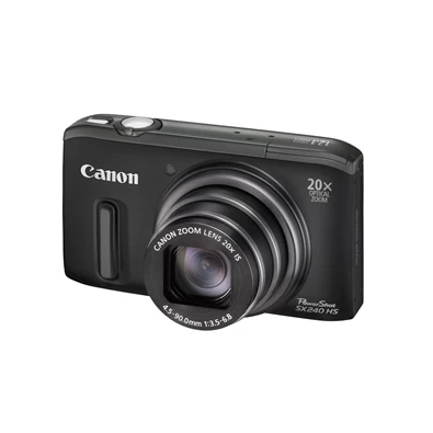 Canon PowerShot SX240 HS fekete 12MP digitális fényképezőgép  
