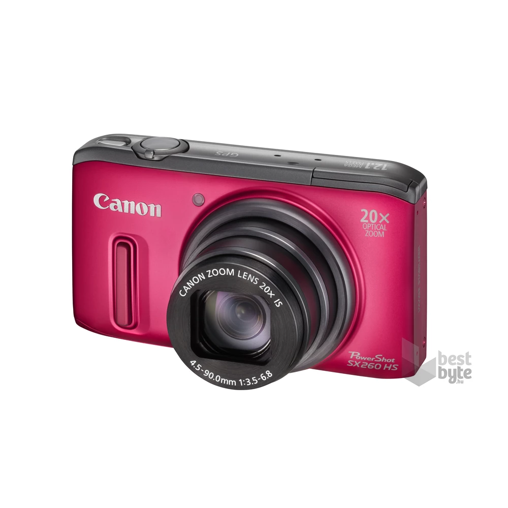 Canon PowerShot SX260 HS piros 12MP digitális fényképezőgép  