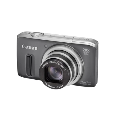 Canon PowerShot SX260 HS szürke 12MP digitális fényképezőgép  