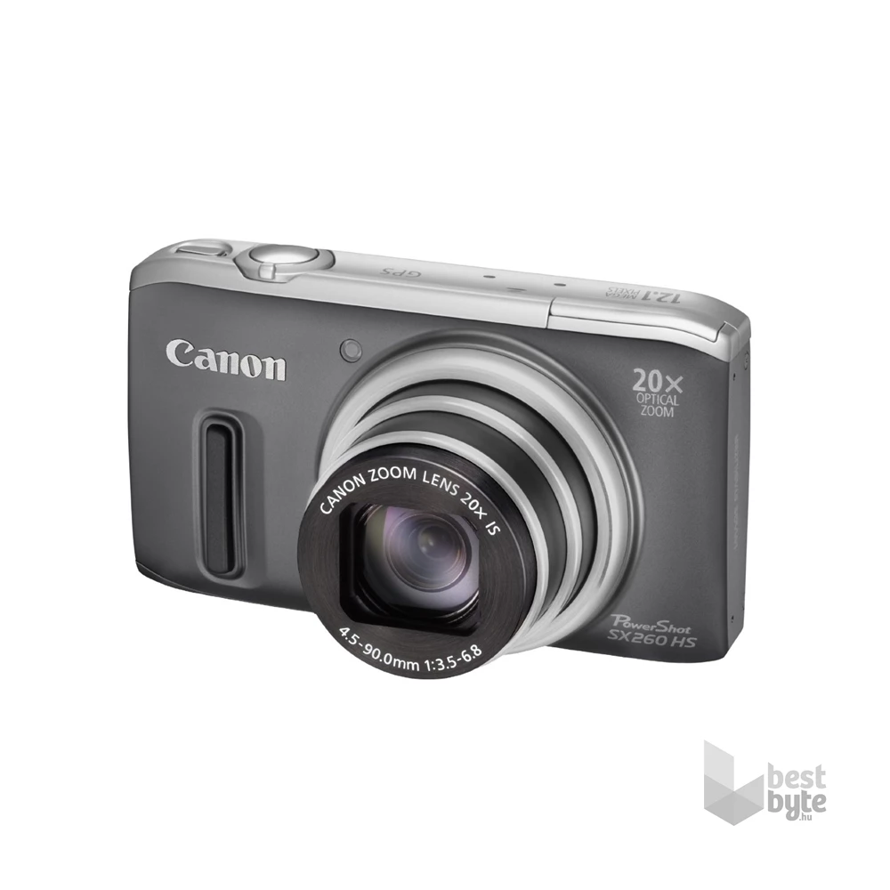 Canon PowerShot SX260 HS szürke 12MP digitális fényképezőgép  