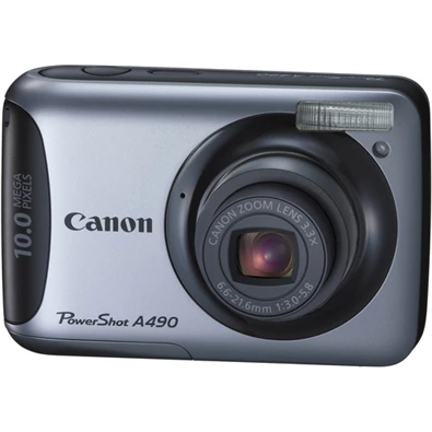Canon Powershot A490 digitális fényképezőgép ezüst 10 MP