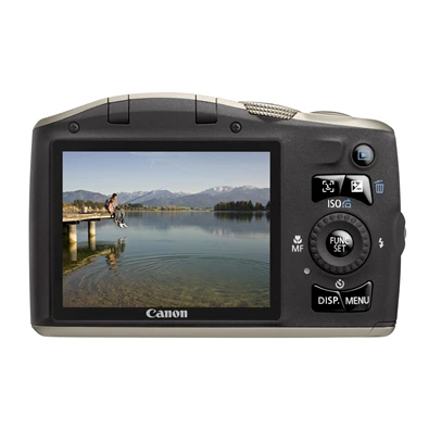 Canon Powershot SX130IS  ezüst 12 MP digitális fényképezőgép