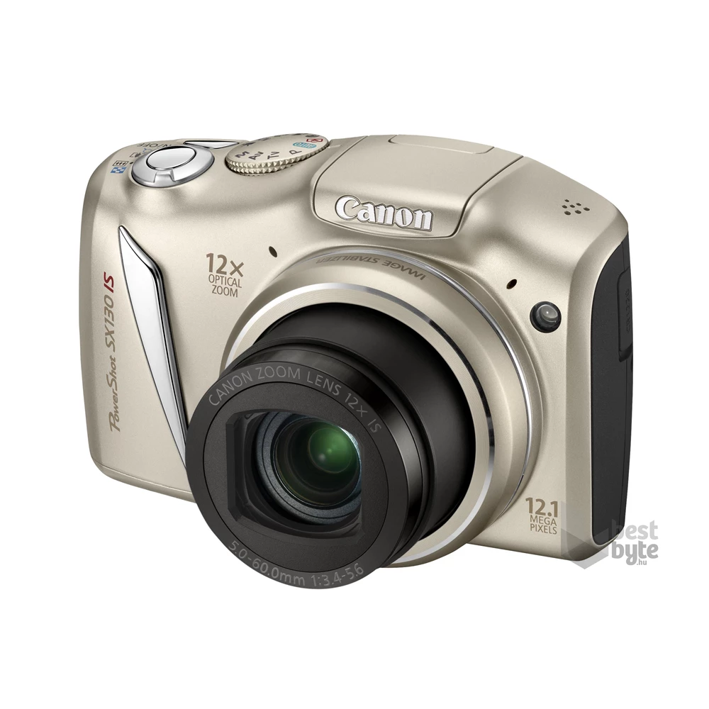 Canon Powershot SX130IS  ezüst 12 MP digitális fényképezőgép