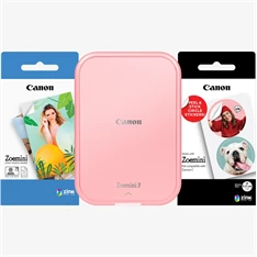 Canon ZINK ZOEMINI 2 WiFi rózsaarany mobil fotónyomtató + fotópapír csomag Canon ZINK ZOEMINI 2 WiFi rózsaarany mobil fotónyomtató + fotópapír csomag