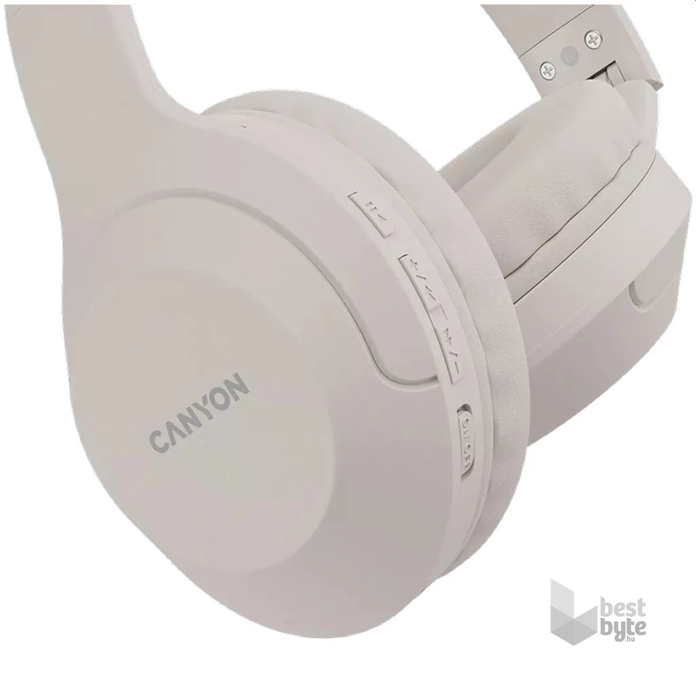 Canyon CNS-CBTHS3BE bézs Bluetooth fejhallgató