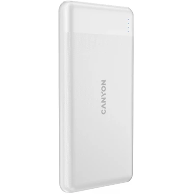 Canyon PB-109 10000mAh LiPo (Lightning bemenet) fehér power bank